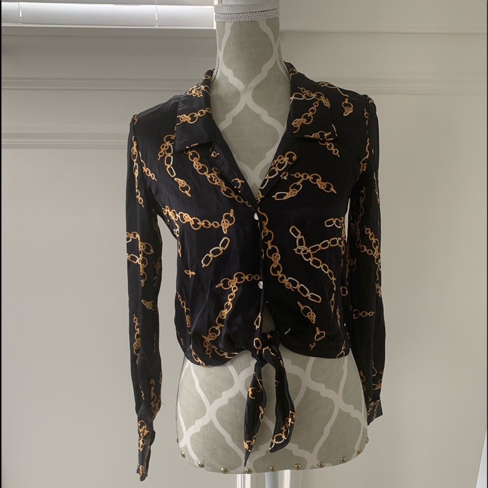 Beautiful Tie-Front Blouse from Wilfred , Aritzia